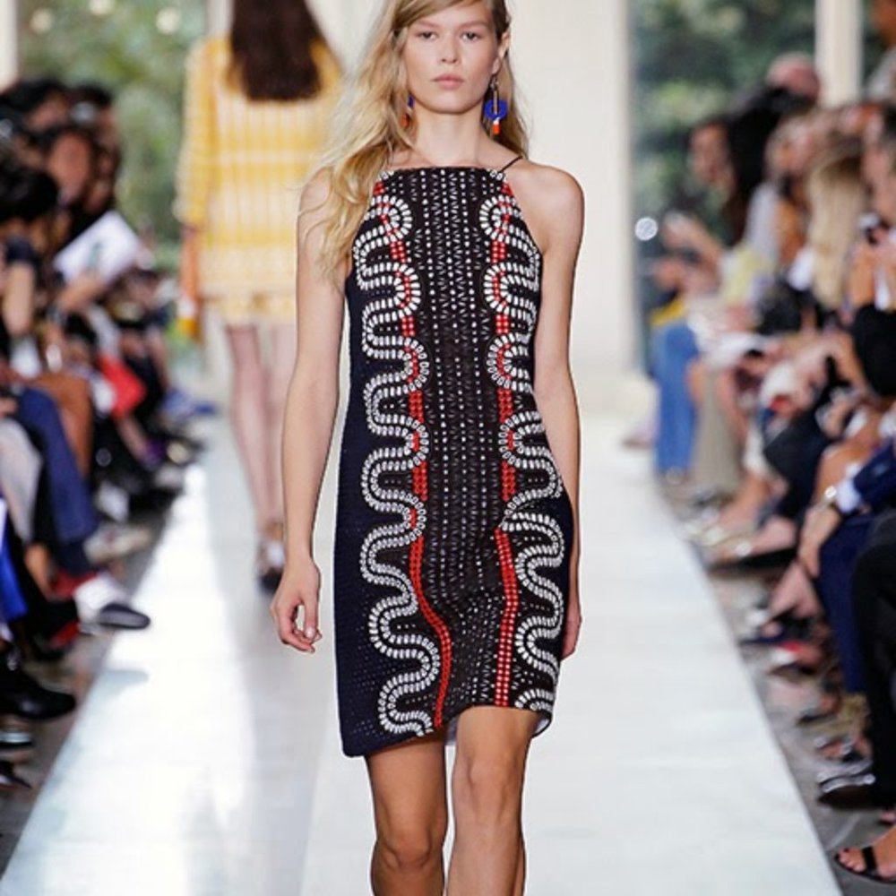 **SOLD** TORY BURCH Embroidered Eyelet Dress 0, XS Retail $1295